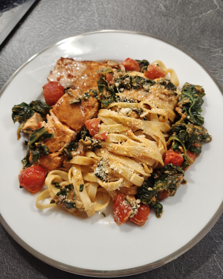 Pâtes au saumon
