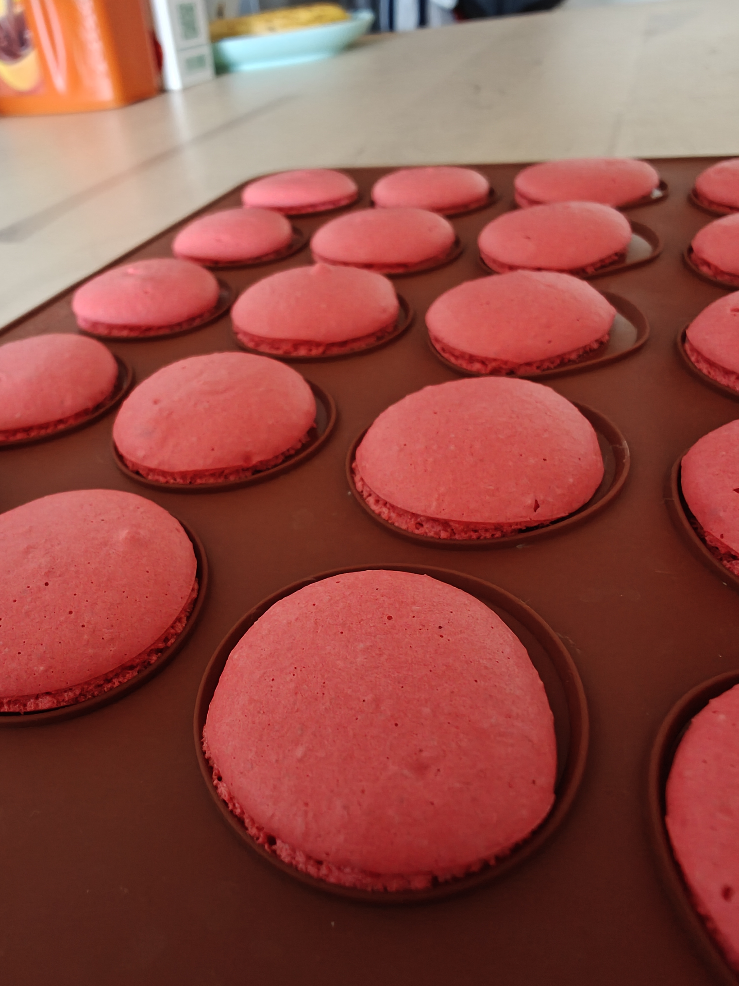 Macarons fraise