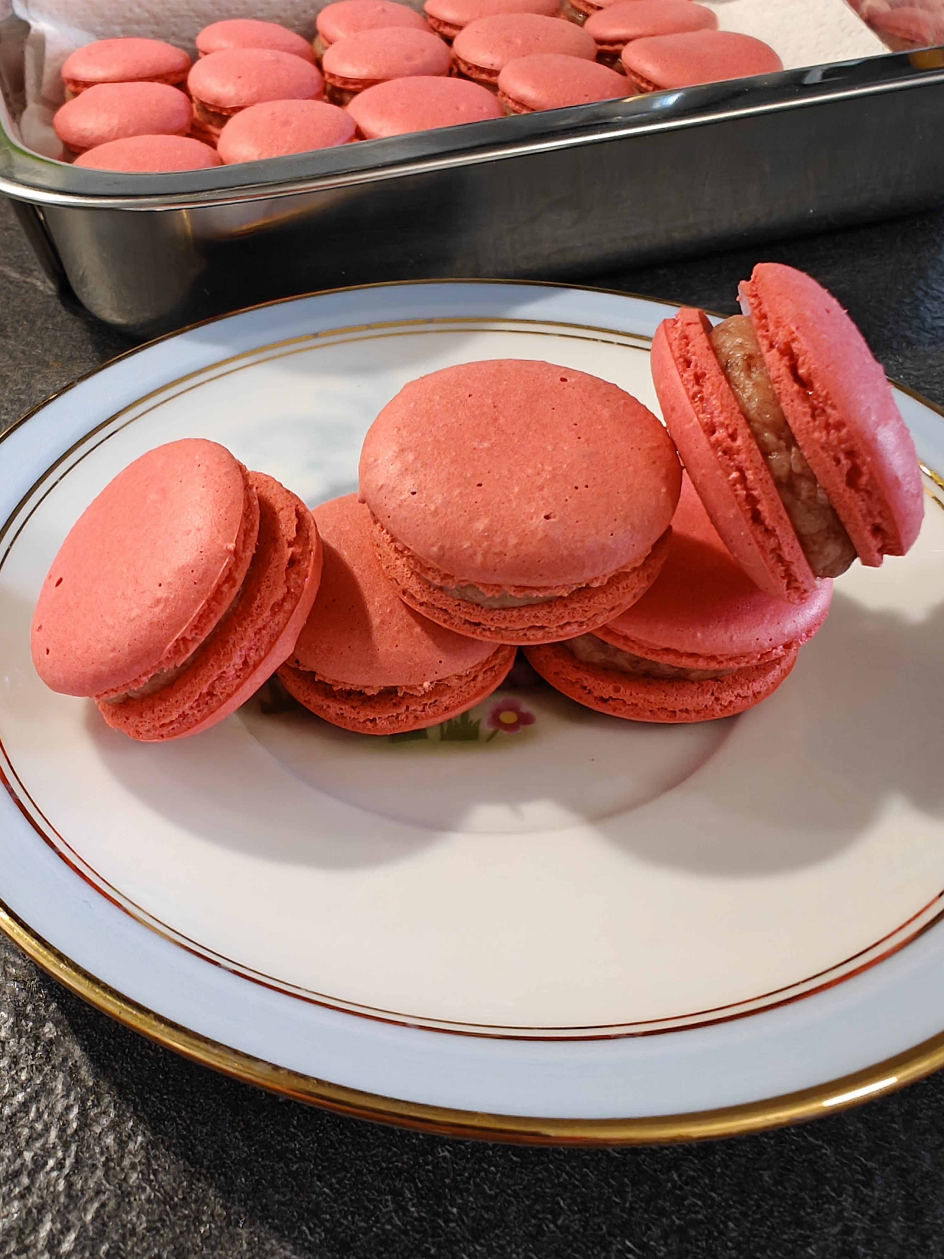 Macarons fraise