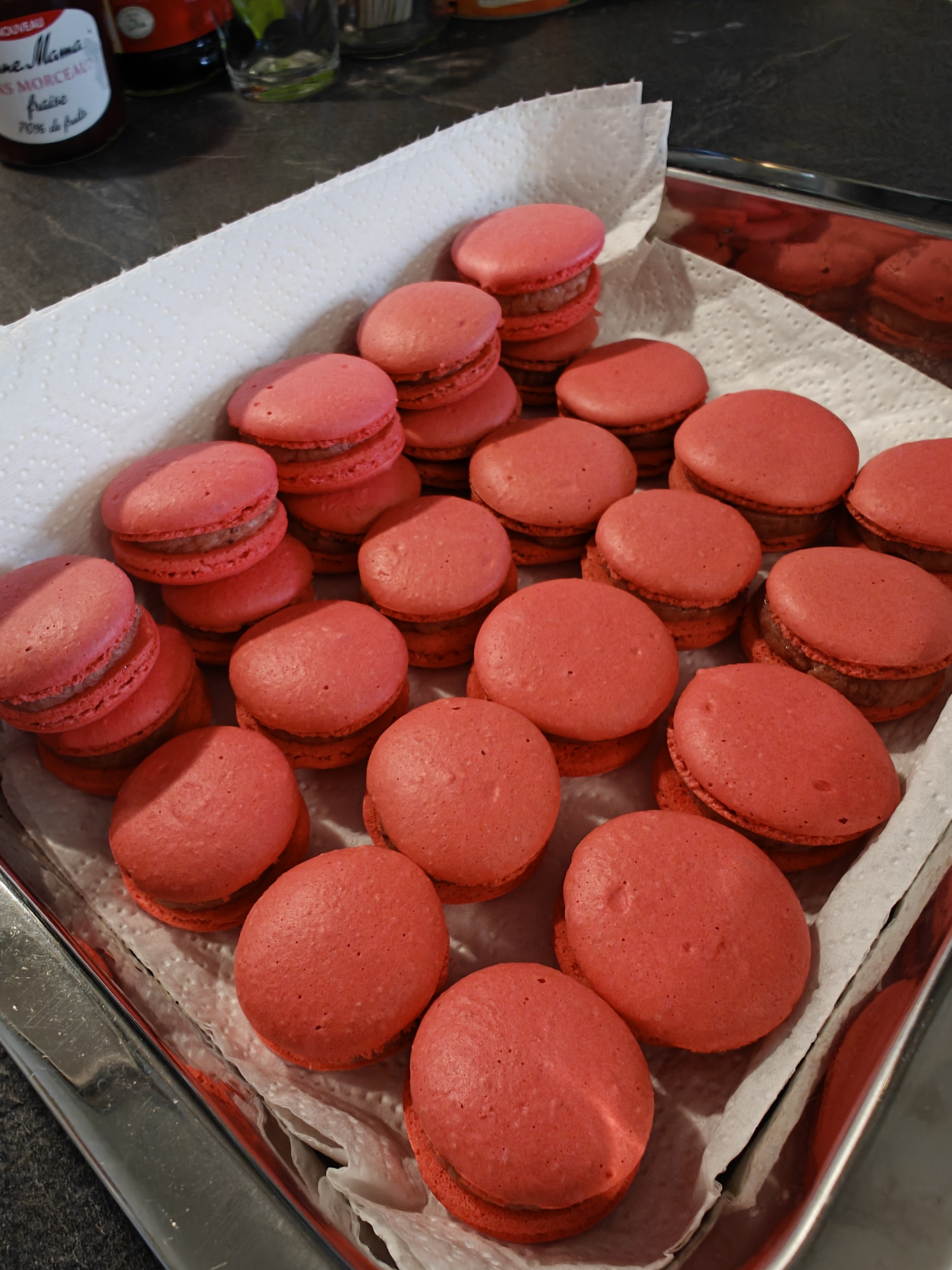 Macarons fraise